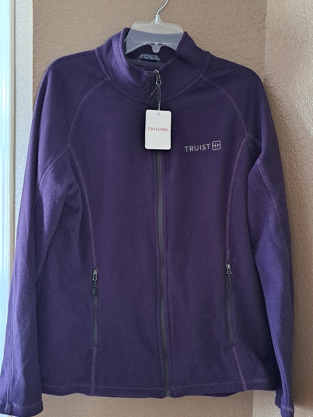Truist Bank -Purple Full-Zip Fleece Jacket